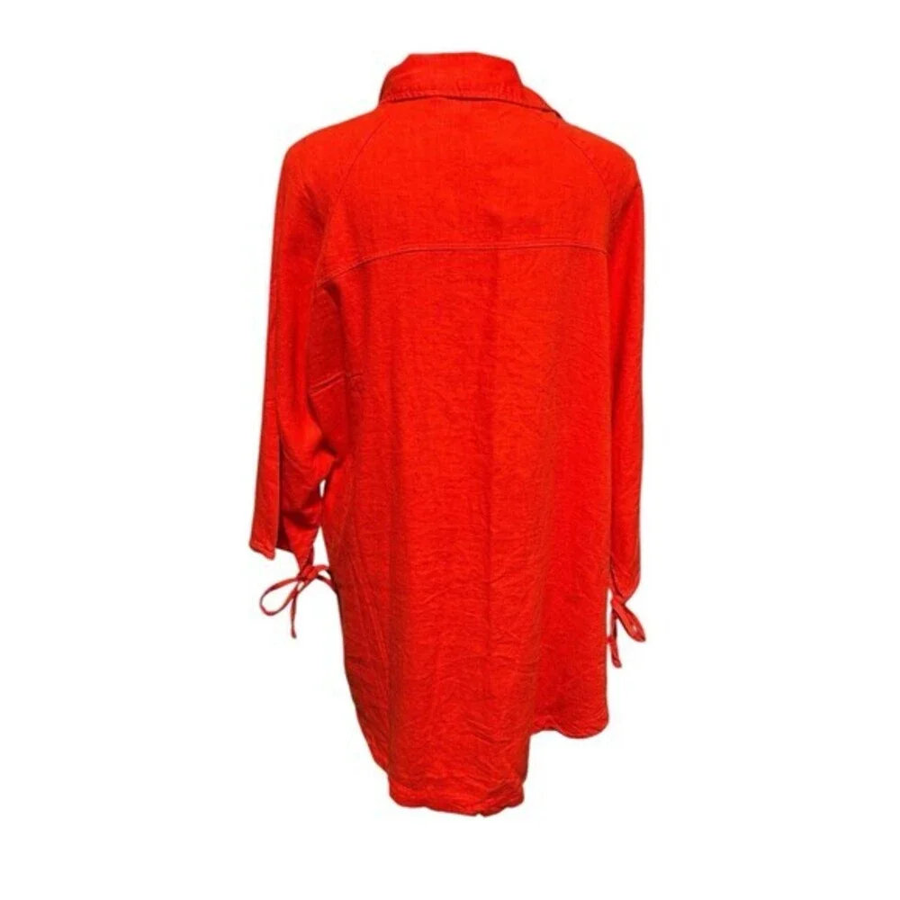 Free People We The Free Shirt Top XS Casual Long Sleeve Blouse sustainable Boho - Picture 3 of 9